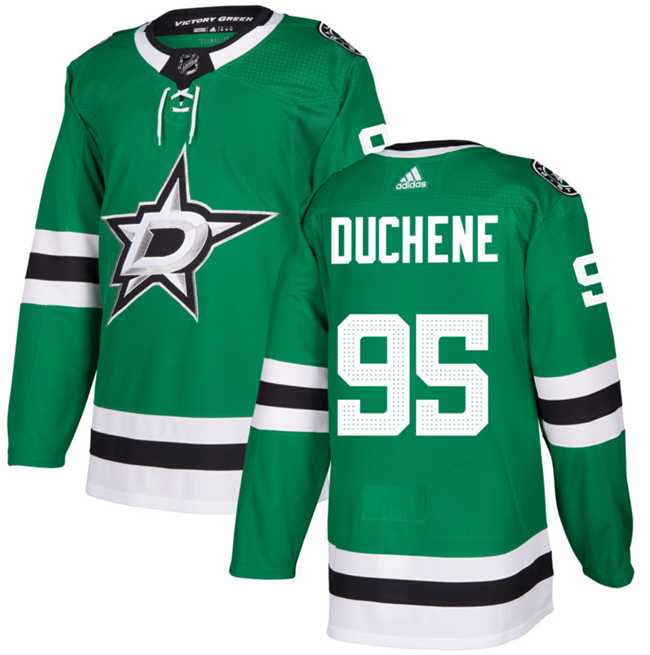 Men%27s Dallas Stars #95 Matt Duchene Green Stitched Jersey